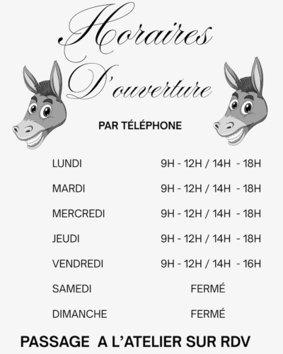 Horaires d ouverture cab'âne Horaires d ouverture cab'âne