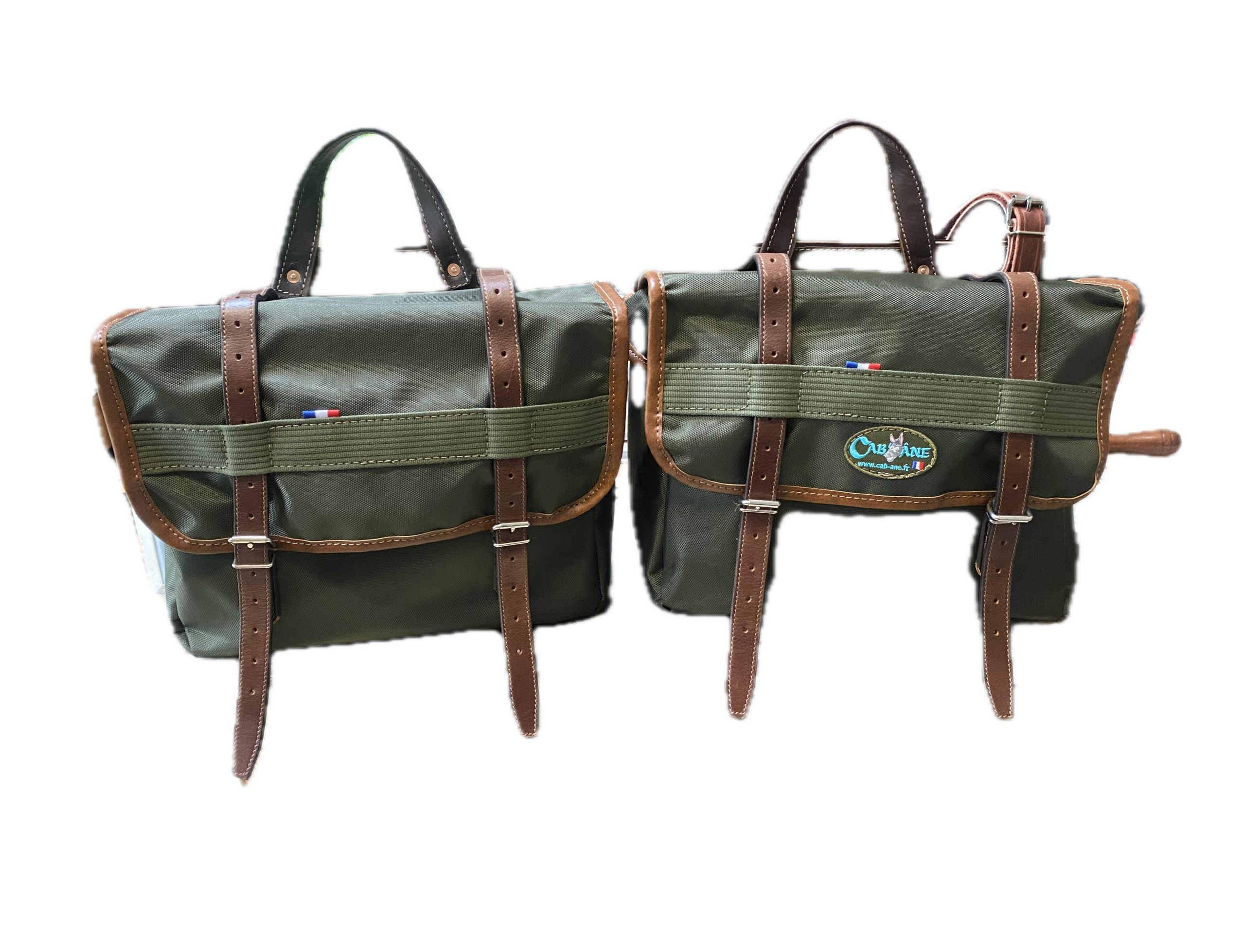 Sacoches de randonnée en toile pour Bât Mini - 421 - Cab'âne – Image 2