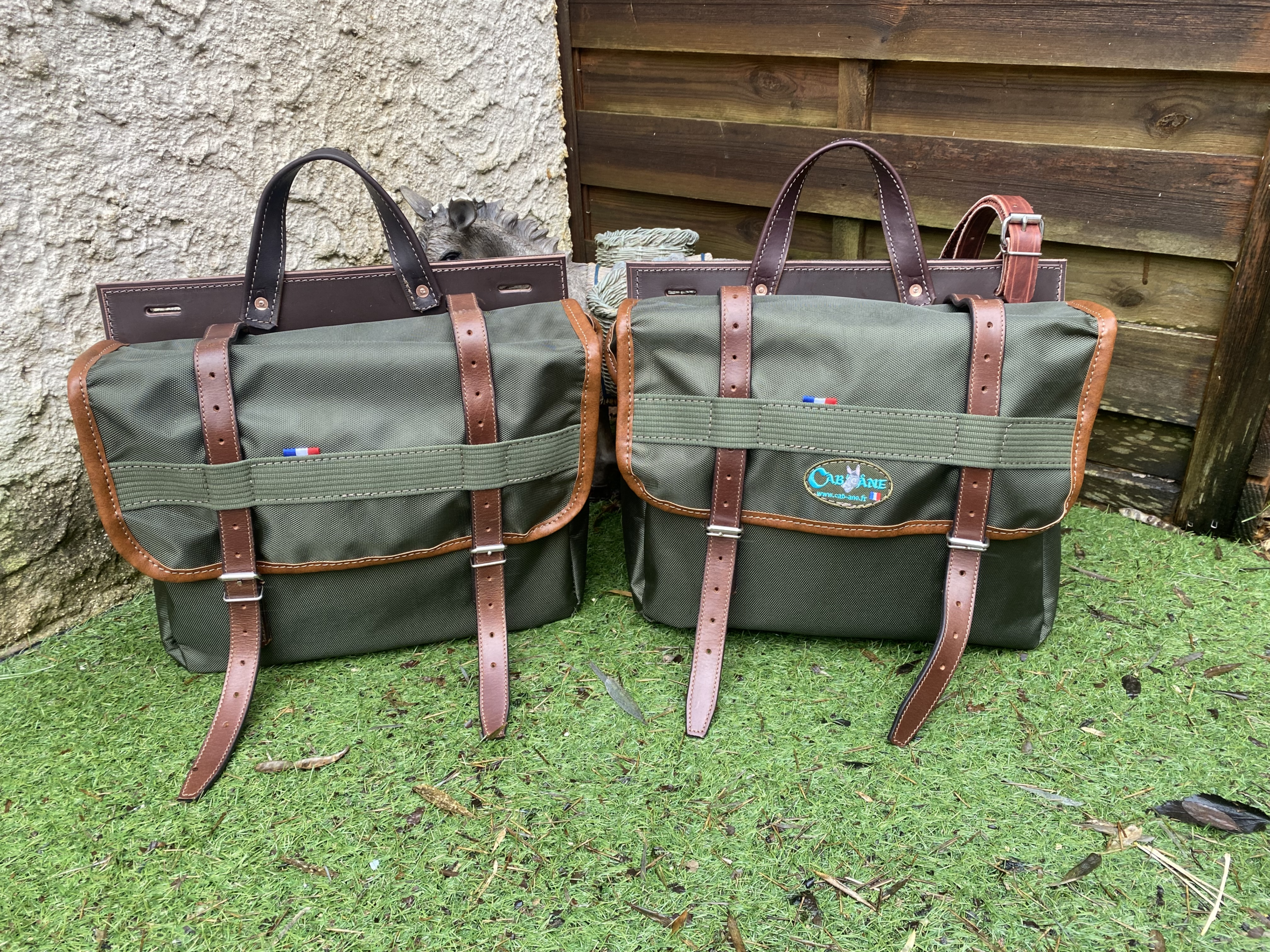 Sacoches de randonnée en toile pour Bât Mini - 421 - Cab'âne – Image 3